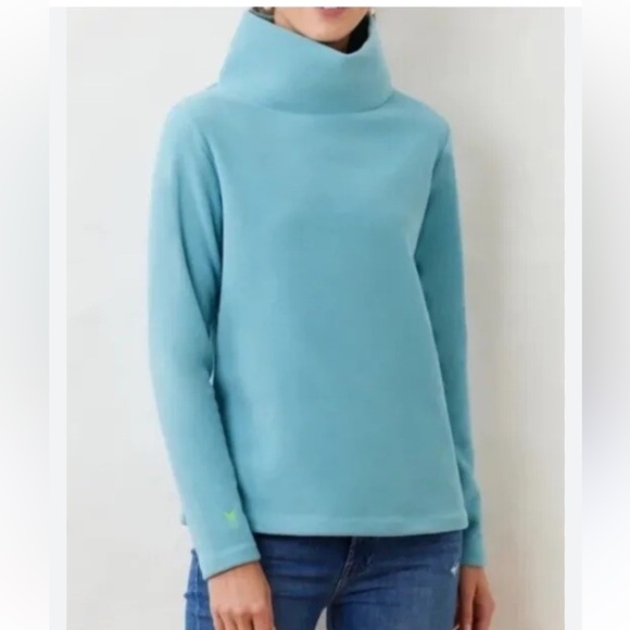 Dudley Stephens Mock Turtleneck Fleece Pullover Sz Small Park Slope NWOT - Picture 1 of 7
